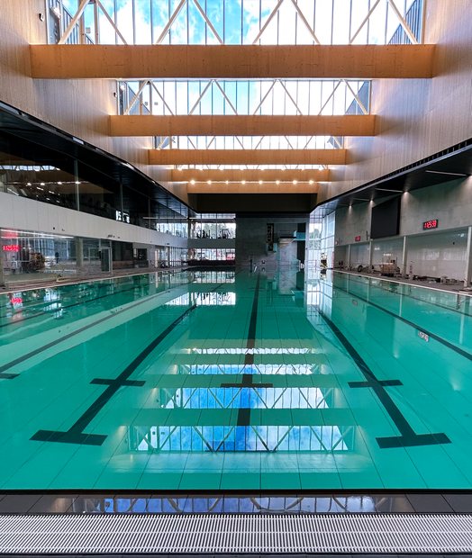 Indoor competition pool